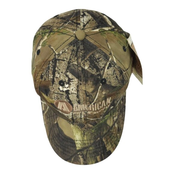 Realtree AP HD Camo Strapback Cap Trucker Hunting Hat American Pipe Supply NEW - Picture 6 of 14